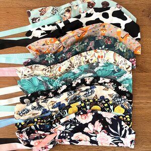 NWOT 10 Ponytail Scrub Caps Bundle scrub hats surgical caps, cap for nurse